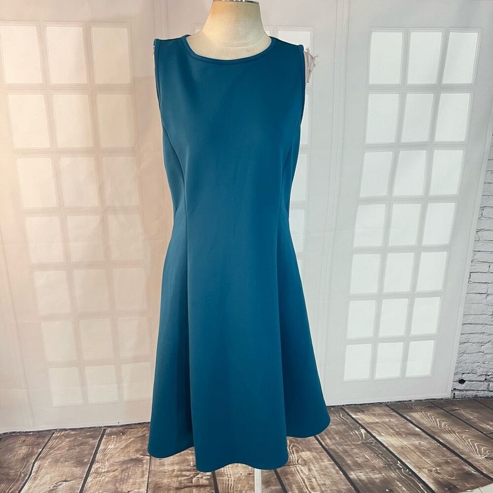 New York & Company Teal Dress